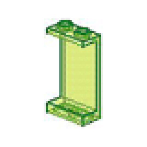 Деталь LEGO 2362 Panel 1 x 2 x 3 (Undetermined Type) - Trans-Neon Green