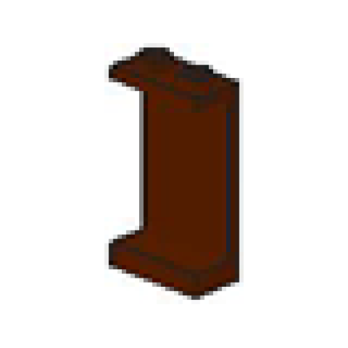 Деталь LEGO 2362 Panel 1 x 2 x 3 (Undetermined Type) - Brown