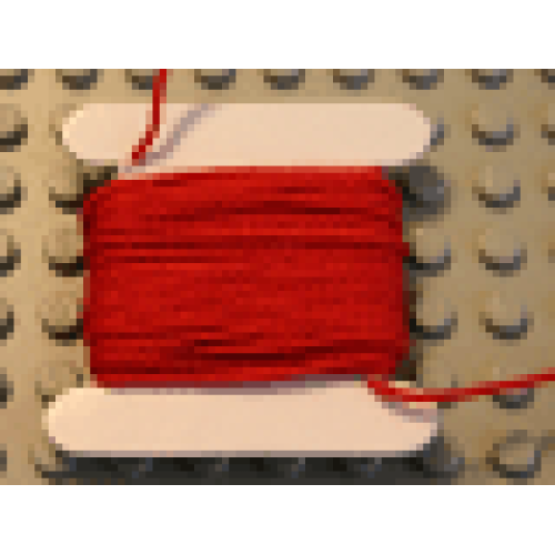 Деталь LEGO x77c String, Cord Medium Thickness (Undetermined Length) - Red