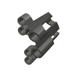 Technic, Panel Fairing # 2 Large Short, Large Holes, Side B - Pearl Dark Gray Technic, Panel Fairing # 2 Large Short, Large Holes, Side B - Pearl Dark Gray