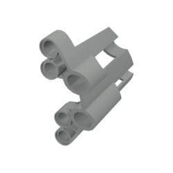 Technic, Panel Fairing # 2 Large Short, Large Holes, Side B - Light Gray Technic, Panel Fairing # 2 Large Short, Large Holes, Side B - Light Gray