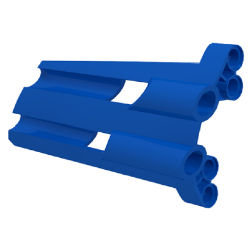 Деталь LEGO 32188 Technic, Panel Fairing # 3 Large Long, Large Holes, Side A - Blue