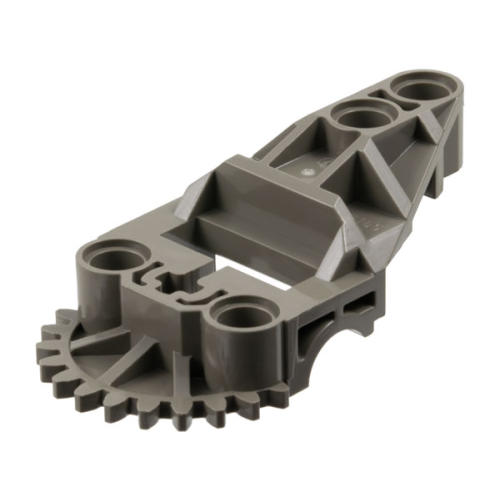 Деталь LEGO 32166 Technic, Gearbox Half - Dark Gray