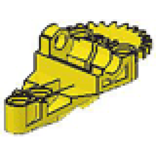Деталь LEGO 32166 Technic, Gearbox Half - Yellow
