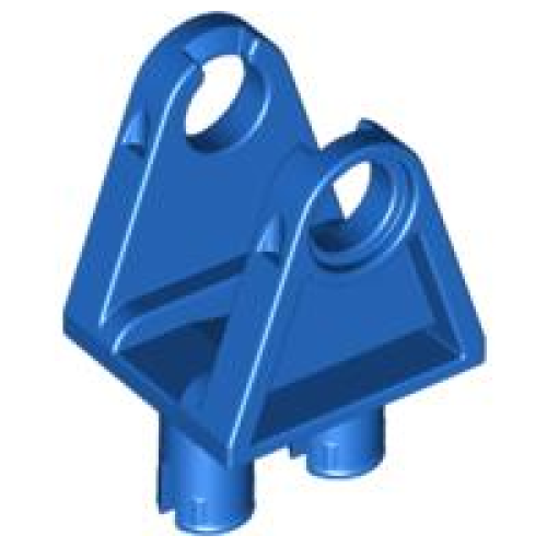 Деталь LEGO 32069 Technic, Steering Arm with Pins - Blue