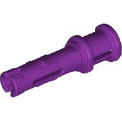 Technic, Pin 3L with Friction Ridges and Stop Bush - Purple Technic, Pin 3L with Friction Ridges and Stop Bush - Purple