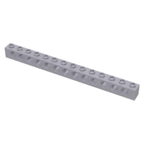 Деталь LEGO 32018 Technic, Brick 1 x 14 with Holes - Light Bluish Gray