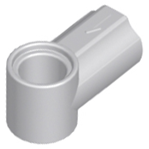 Деталь LEGO 32013 Technic, Axle and Pin Connector Angled #1 - Light Bluish Gray