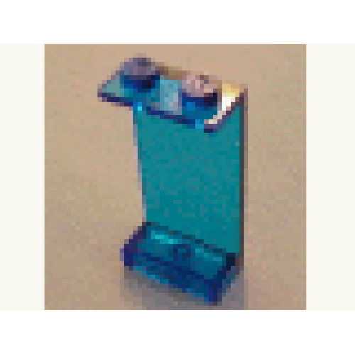 Деталь LEGO 2362a Panel 1 x 2 x 3 - Solid Studs - Trans-Dark Blue