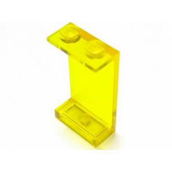 Panel 1 x 2 x 3 - Solid Studs - Trans-Yellow