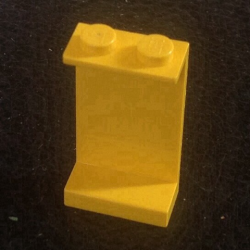 Деталь LEGO 2362a Panel 1 x 2 x 3 - Solid Studs - Yellow