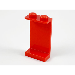 Panel 1 x 2 x 3 - Solid Studs - Red Panel 1 x 2 x 3 - Solid Studs - Red