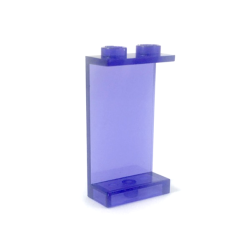 Panel 1 x 2 x 3 - Solid Studs - Trans-Purple