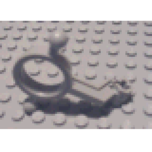 Деталь LEGO 6540b Technic, Steering Arm Large with Wheel Hub Holder - Axle Connection - Light Gray