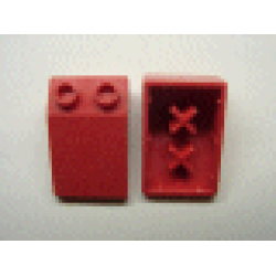 Minitalia Slope 33 3 x 2 with Bottom X Supports - Red