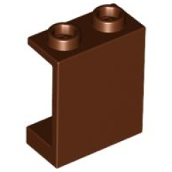 Panel 1 x 2 x 2 - Hollow Studs - Reddish Brown Panel 1 x 2 x 2 - Hollow Studs - Reddish Brown