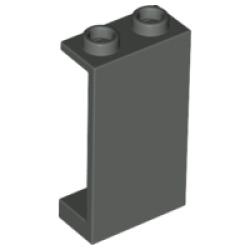 Panel 1 x 2 x 3 - Hollow Studs - Dark Gray Panel 1 x 2 x 3 - Hollow Studs - Dark Gray