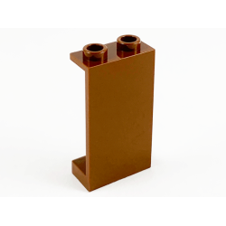 Panel 1 x 2 x 3 - Hollow Studs - Brown Panel 1 x 2 x 3 - Hollow Studs - Brown