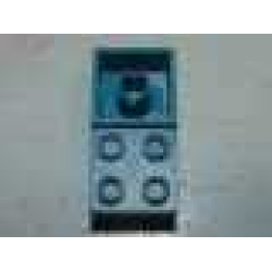 Minitalia Brick 2 x 2 with Bottom Tube - Blue