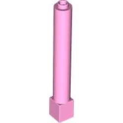 Support 1 x 1 x 6 Solid Pillar - Bright Pink