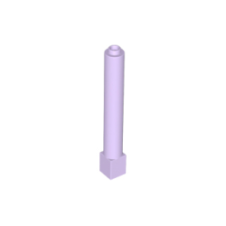 Support 1 x 1 x 6 Solid Pillar - Lavender