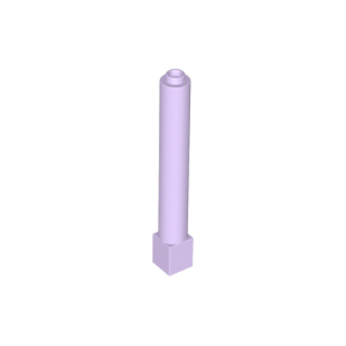 Деталь LEGO 43888 Support 1 x 1 x 6 Solid Pillar - Lavender