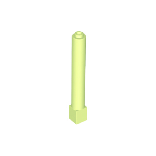 Деталь LEGO 43888 Support 1 x 1 x 6 Solid Pillar - Yellowish Green