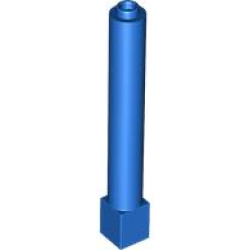 Support 1 x 1 x 6 Solid Pillar - Blue