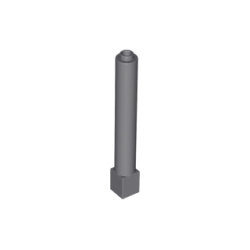 Support 1 x 1 x 6 Solid Pillar - Dark Bluish Gray