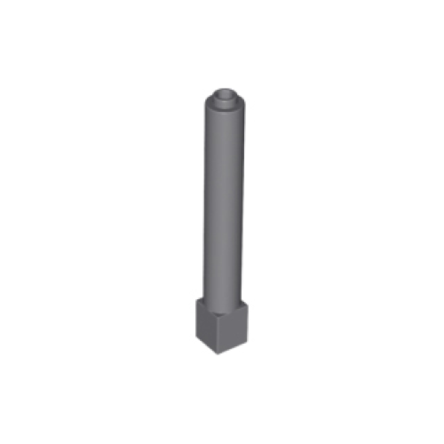Деталь LEGO 43888 Support 1 x 1 x 6 Solid Pillar - Dark Bluish Gray