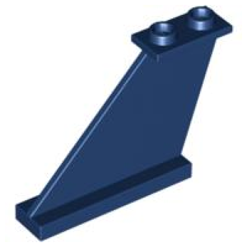Деталь LEGO 2340 Tail 4 x 1 x 3 - Dark Blue
