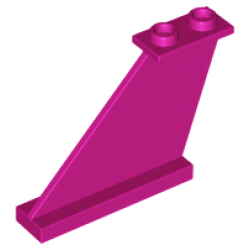 Деталь LEGO 2340 Tail 4 x 1 x 3 - Magenta