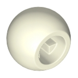 Technic Ball Joint - Glow In Dark White