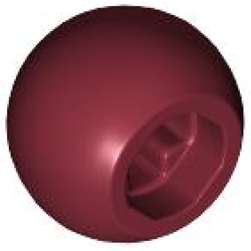 Деталь LEGO 32474 Technic Ball Joint - Dark Red