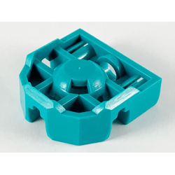 Technic, Pin Connector Block 3 x 3 x 1 - Dark Turquoise Technic, Pin Connector Block 3 x 3 x 1 - Dark Turquoise