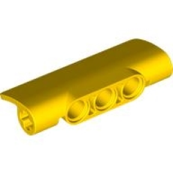 Technic, Panel Curved 2 x 5 x 1 - Yellow Technic, Panel Curved 2 x 5 x 1 - Yellow