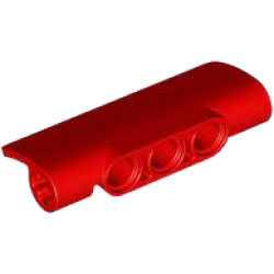Technic, Panel Curved 2 x 5 x 1 - Red Technic, Panel Curved 2 x 5 x 1 - Red