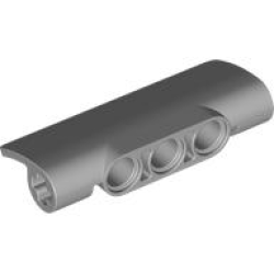 Technic, Panel Curved 2 x 5 x 1 - Light Bluish Gray Technic, Panel Curved 2 x 5 x 1 - Light Bluish Gray