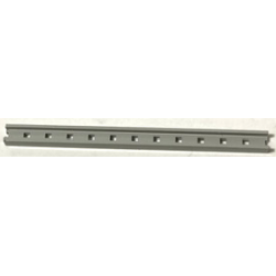 Modulex Channel Sliding, Bottom Clip 1 x 12 - Mx Light Gray Modulex Channel Sliding, Bottom Clip 1 x 12 - Mx Light Gray