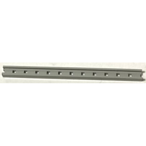 Деталь LEGO Mx1695 Modulex Channel Sliding, Bottom Clip 1 x 12 - Mx Light Gray