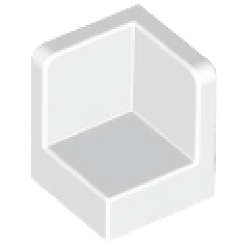 Деталь LEGO 6231 Panel 1 x 1 x 1 Corner - White