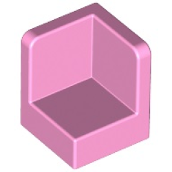 Panel 1 x 1 x 1 Corner - Bright Pink
