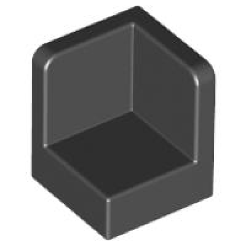 Деталь LEGO 6231 Panel 1 x 1 x 1 Corner - Black