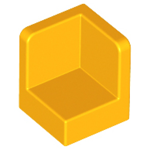 Деталь LEGO 6231 Panel 1 x 1 x 1 Corner - Bright Light Orange