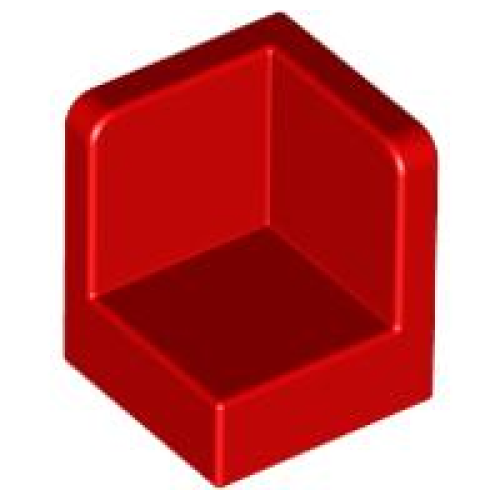 Деталь LEGO 6231 Panel 1 x 1 x 1 Corner - Red