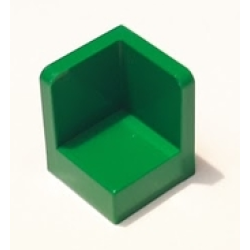 Panel 1 x 1 x 1 Corner - Green