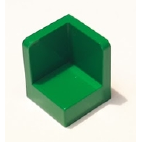 Деталь LEGO 6231 Panel 1 x 1 x 1 Corner - Green