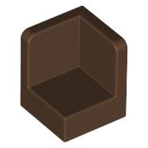 Деталь LEGO 6231 Panel 1 x 1 x 1 Corner - Brown