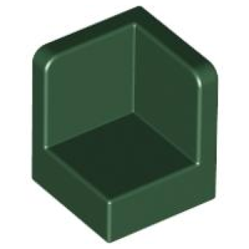 Деталь LEGO 6231 Panel 1 x 1 x 1 Corner - Dark Green