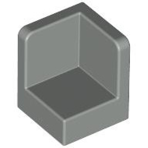 Деталь LEGO 6231 Panel 1 x 1 x 1 Corner - Light Gray